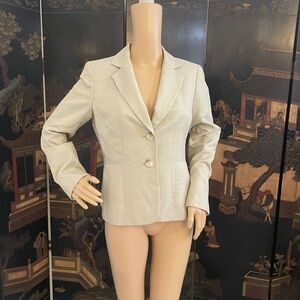 Tan blazer size 6P